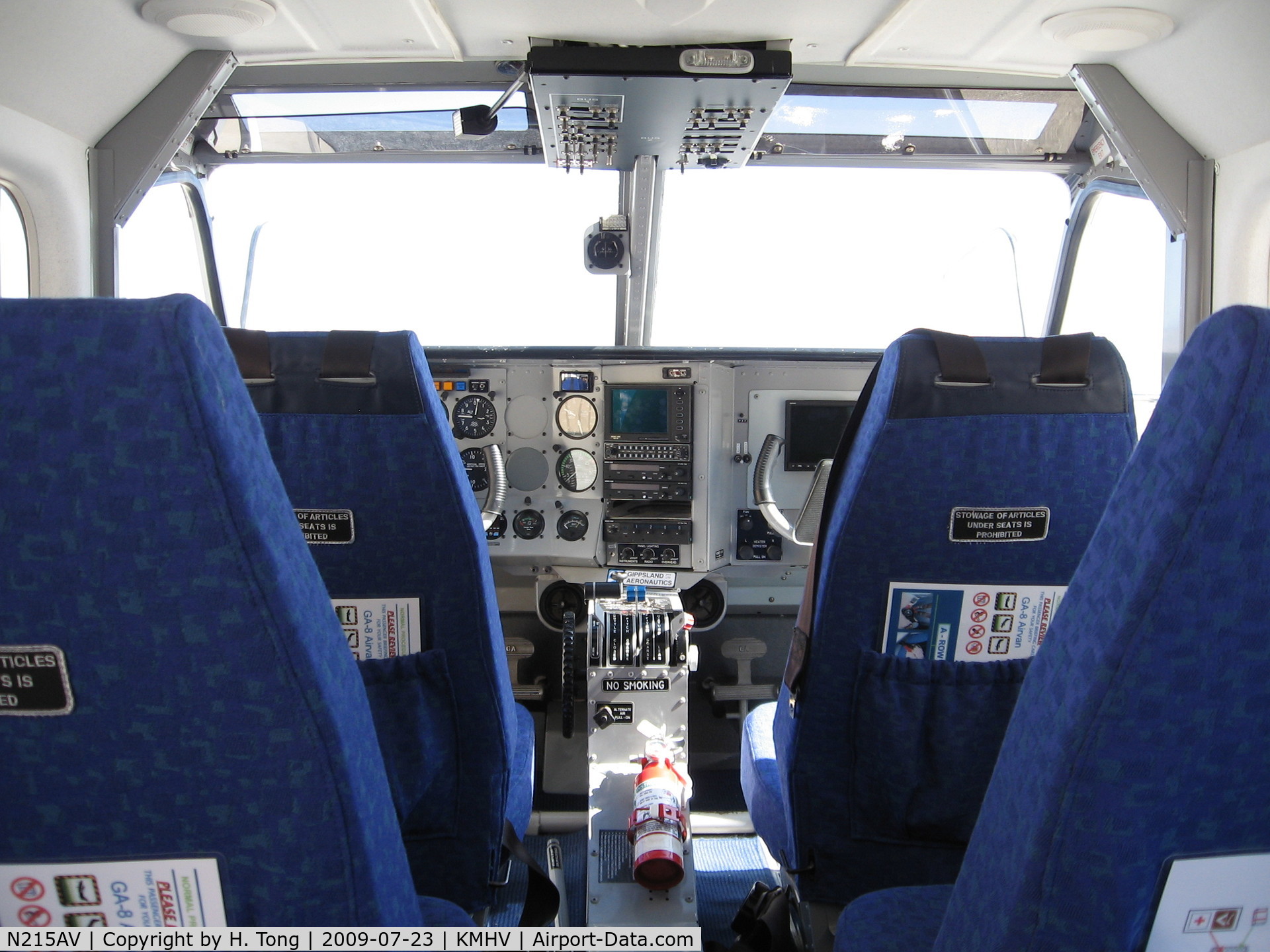 N215AV, 2002 Gippsland GA-8 Airvan C/N GA8-02-015, Airvan Interior