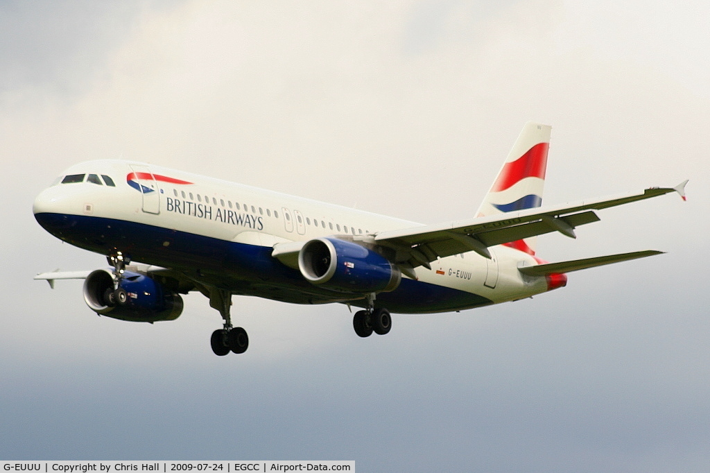 G-EUUU, 2008 Airbus A320-232 C/N 3351, British Airways