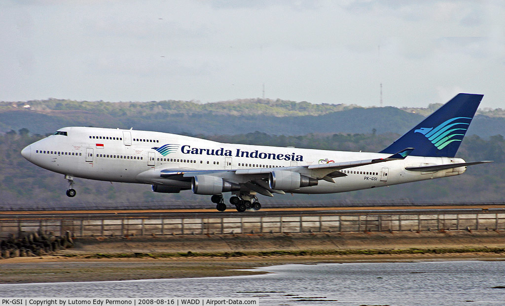 PK-GSI, 1992 Boeing 747-441 C/N 24956, Garuda Indonesia