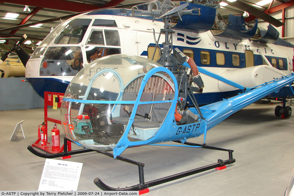 G-ASTP, 1961 Hiller UH-12C C/N 1045, Exhibited in the International Helicopter Museum , Weston-Super Mare , Somerset , United Kingdom