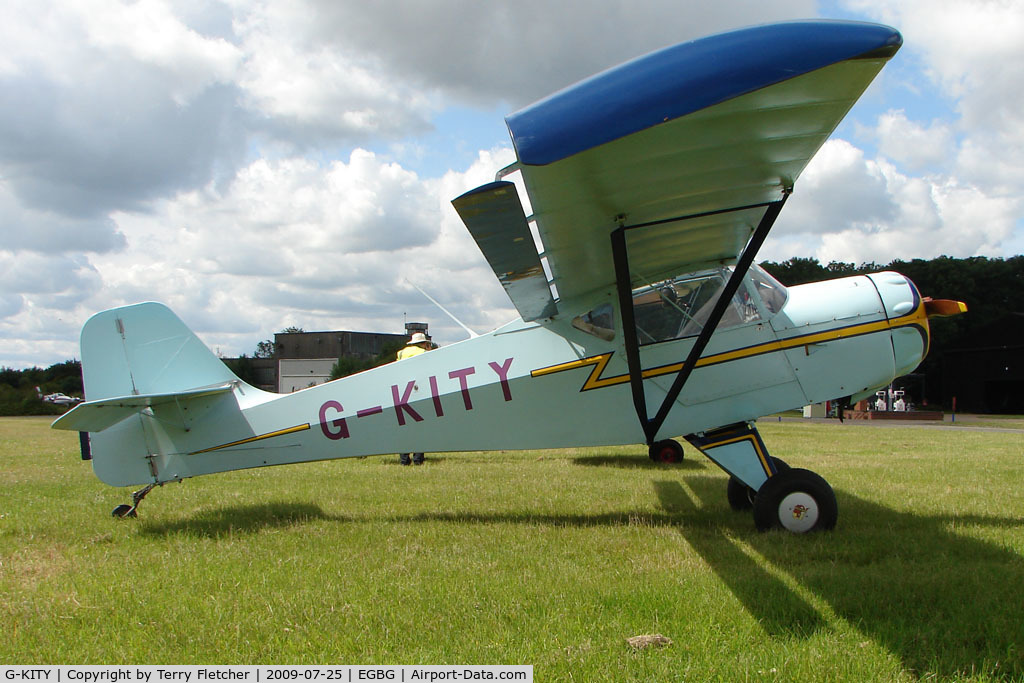 G-KITY, 1998 Denney Kitfox Mk.2 C/N PFA 172-11565, Denney Kitfox at Leicester on 2009 Homebuild Fly-In day