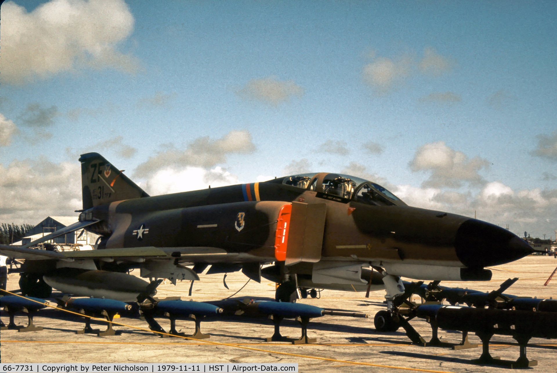 66-7731, 1966 McDonnell F-4D Phantom II C/N 2630, F-4D Phantom of 31st Tactical Fighter Wing at the 1979 Homestead AFB Open House.