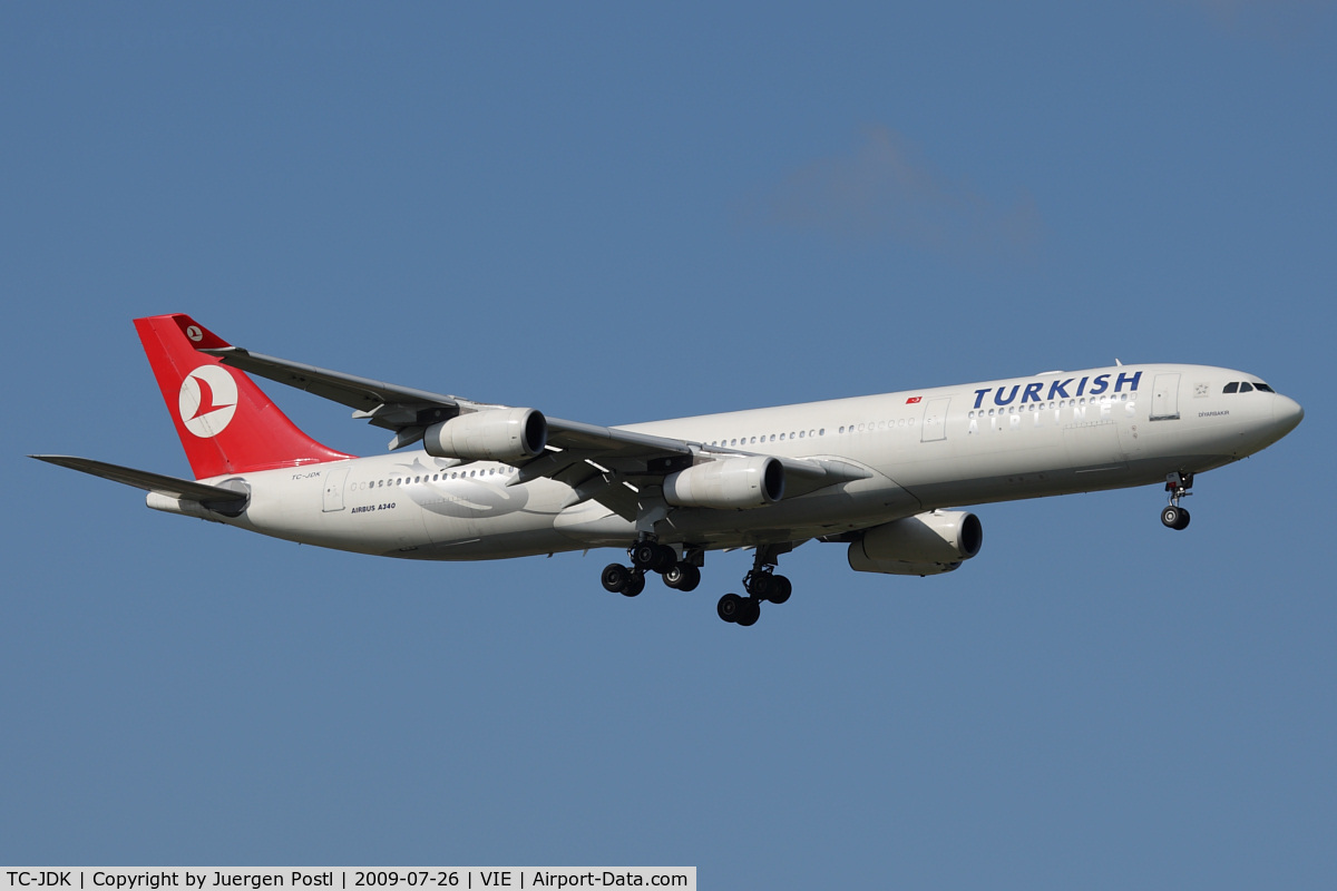 TC-JDK, 1993 Airbus A340-311 C/N 025, Airbus A340-311