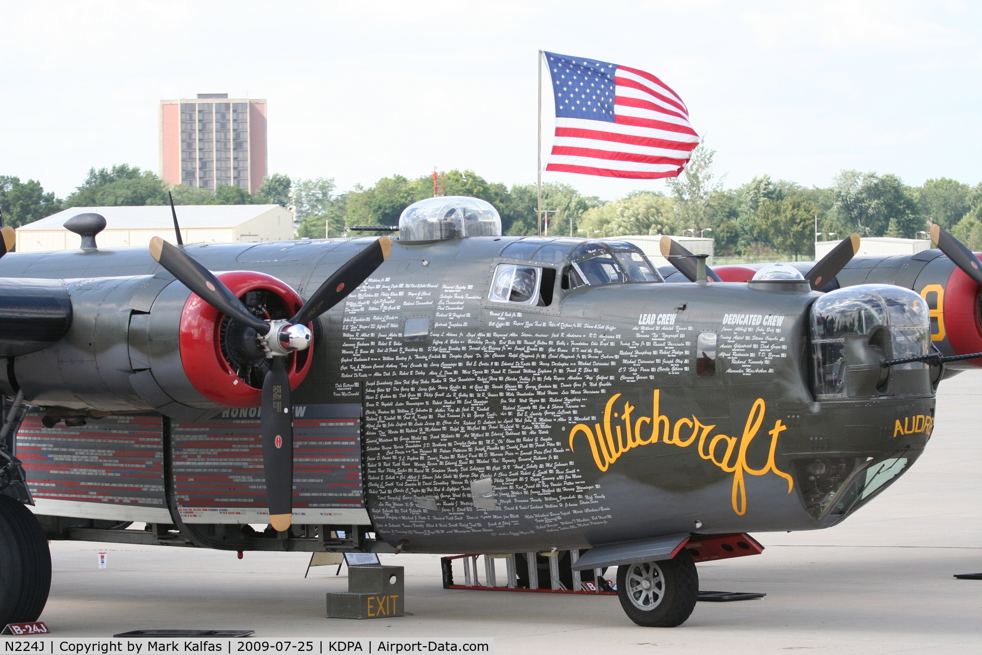 N224J, 1944 Consolidated B-24J-85-CF Liberator C/N 1347 (44-44052), Collings Foundation, Consolidated B-24J Liberator 252534 at Community Days KDPA