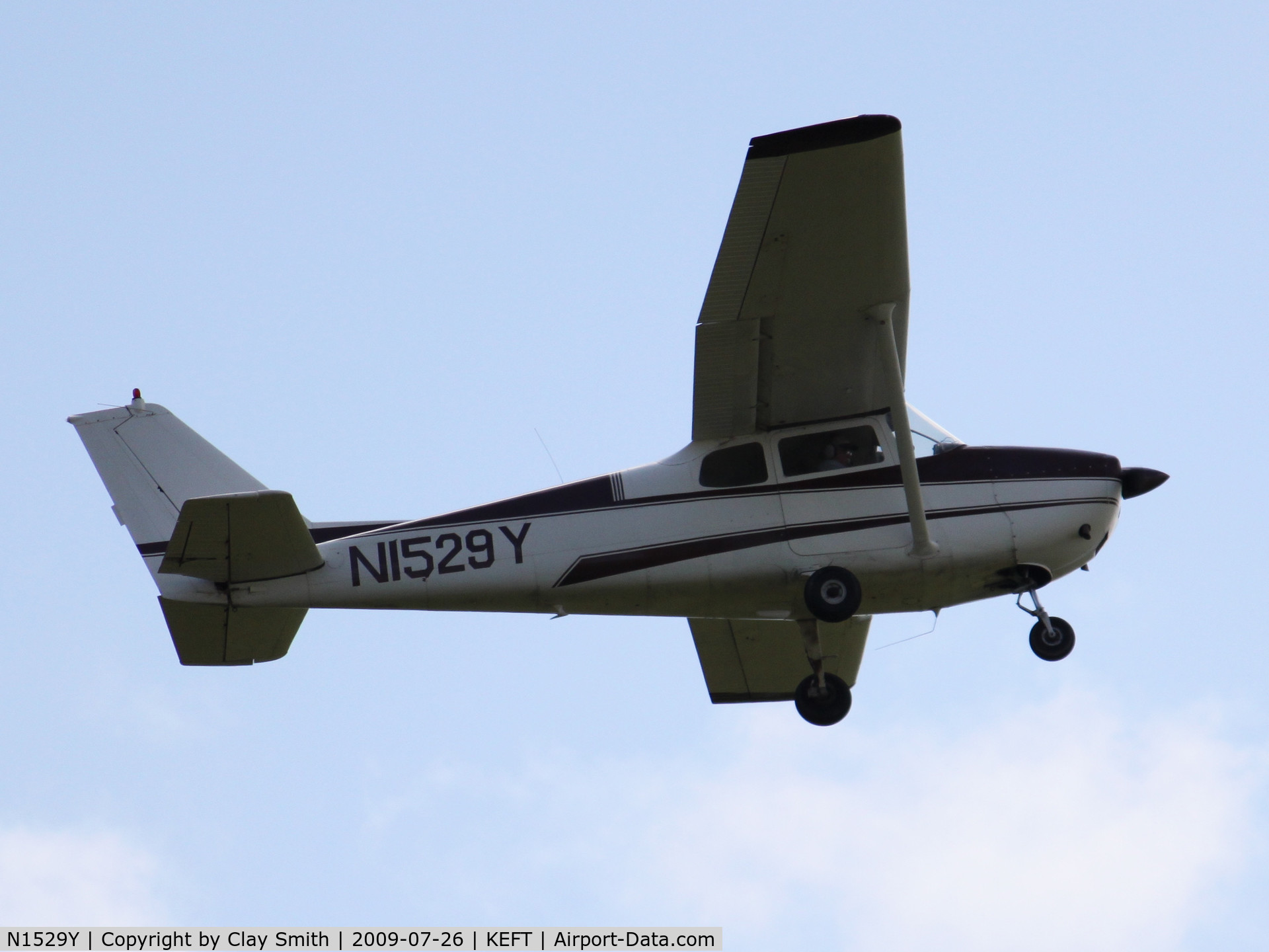 N1529Y, 1962 Cessna 172C C/N 17249229, Photo taken just after takeoff.