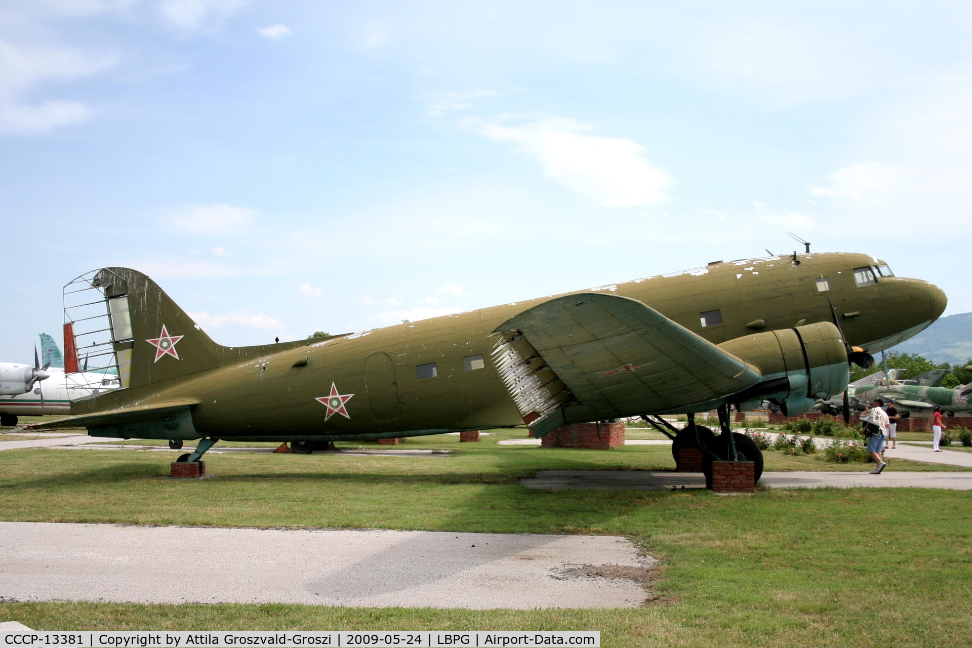 CCCP-13381, Lisunov Li-2T C/N 334 446 01, Bulgarian Museum of Aviation, Plovdiv-Krumovo (LBPG). - Russian Aeroflot was his airplane once