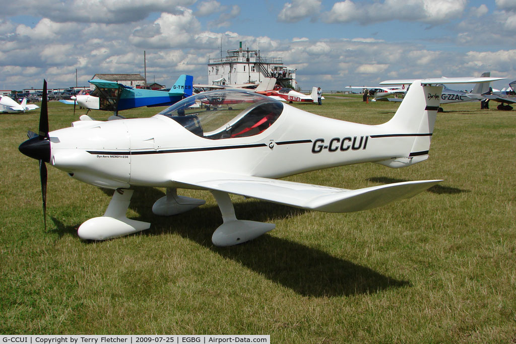 G-CCUI, 2004 Dyn'Aero MCR-01 C/N PFA 301-13963, MCR-01 at Leicester on 2009 Homebuild Fly-In day