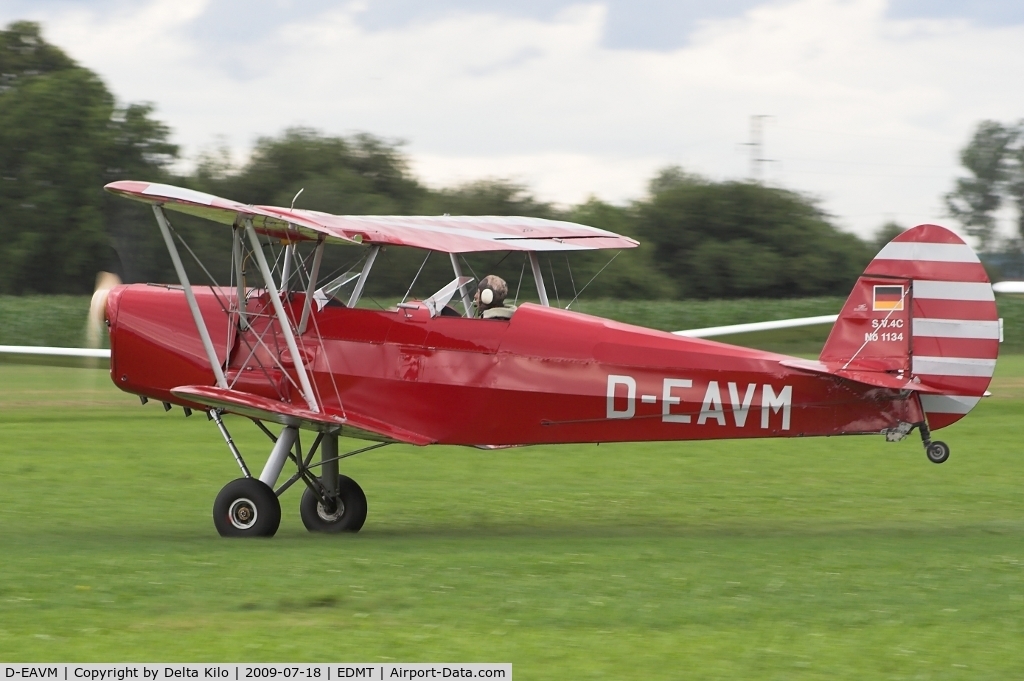 D-EAVM, Stampe-Vertongen SV-4C C/N 1134, Stampe-Vertongen SV-4C,This Stampe has been completely rebuild by his owner and pilot Herr Rigling