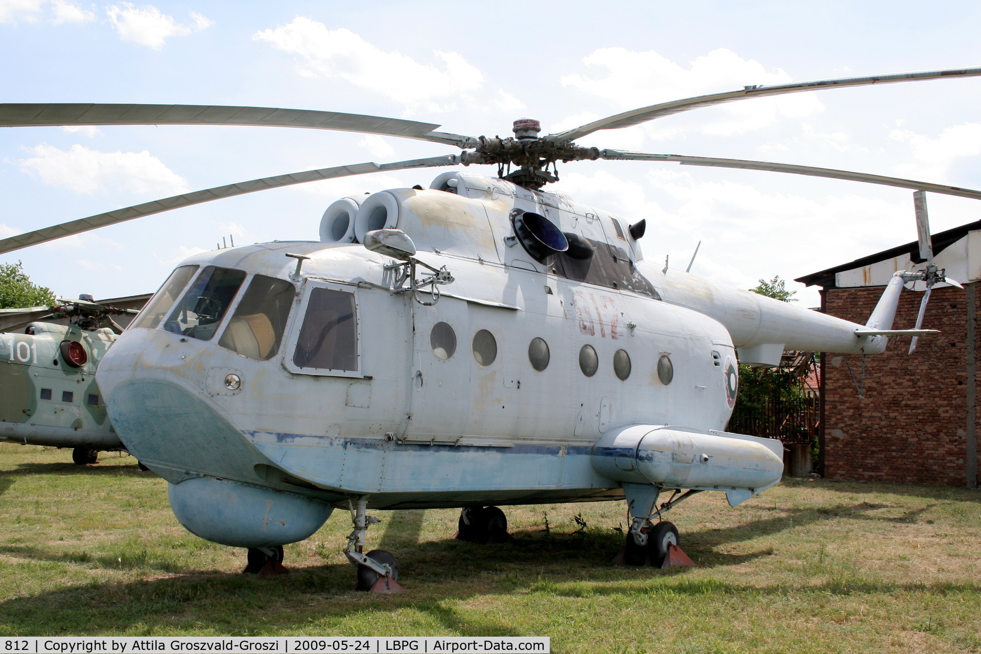 812, 1979 Mil Mi-14BT Haze B C/N U5008, Bulgarian Museum of Aviation, Plovdiv-Krumovo (LBPG). Ex Bulgarian Navy helicopter.