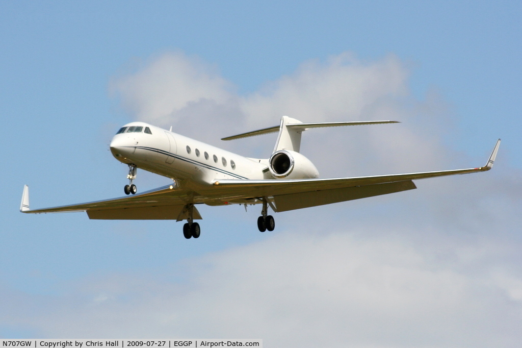 N707GW, 2001 Gulfstream Aerospace G-V C/N 629, Wilmington Trust Co