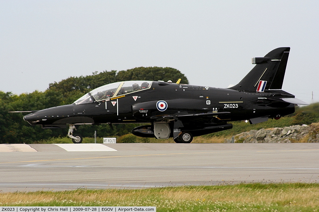 ZK023, 2009 British Aerospace Hawk T2 C/N RT014/1252, BAe Hawk T2