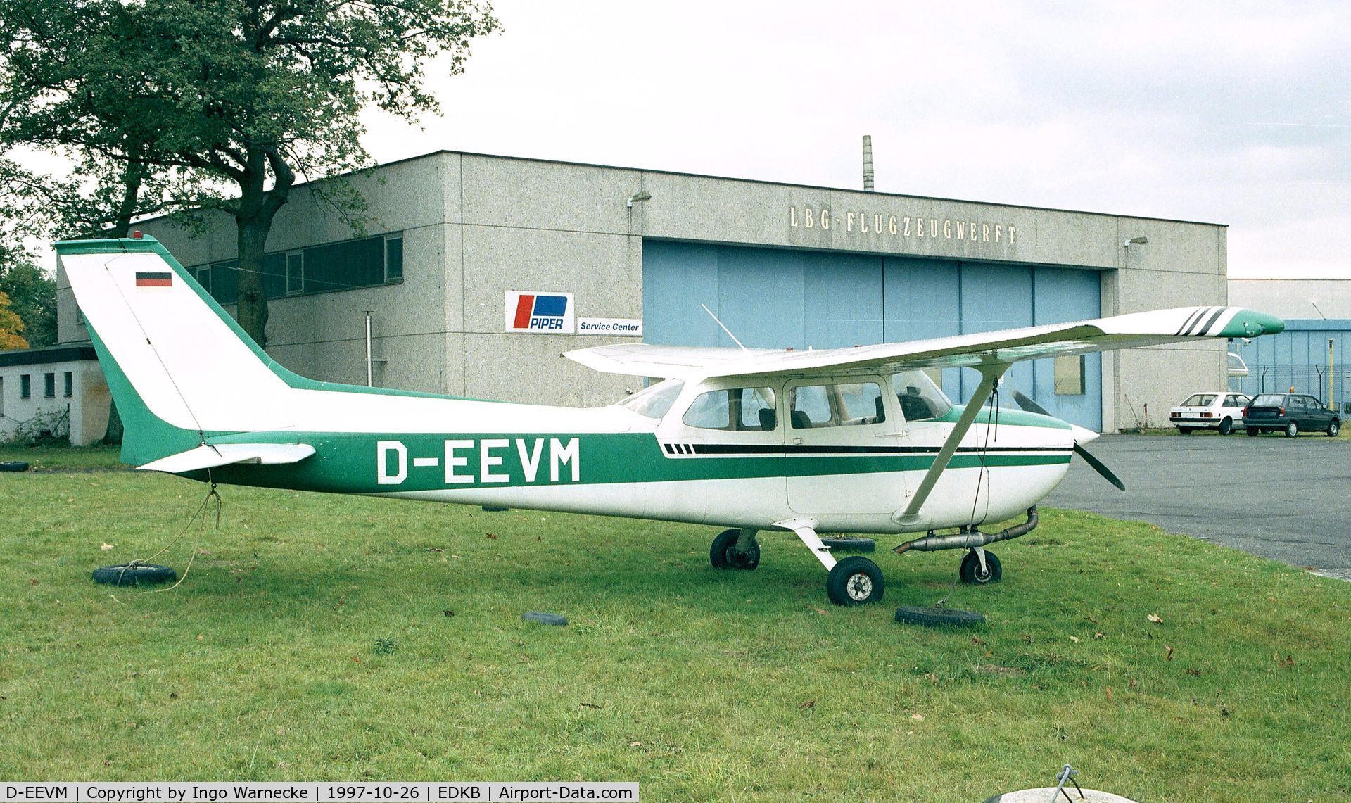 D-EEVM, Cessna 172M C/N 1291, Cessna (Reims) F172M at Bonn-Hangelar airfield