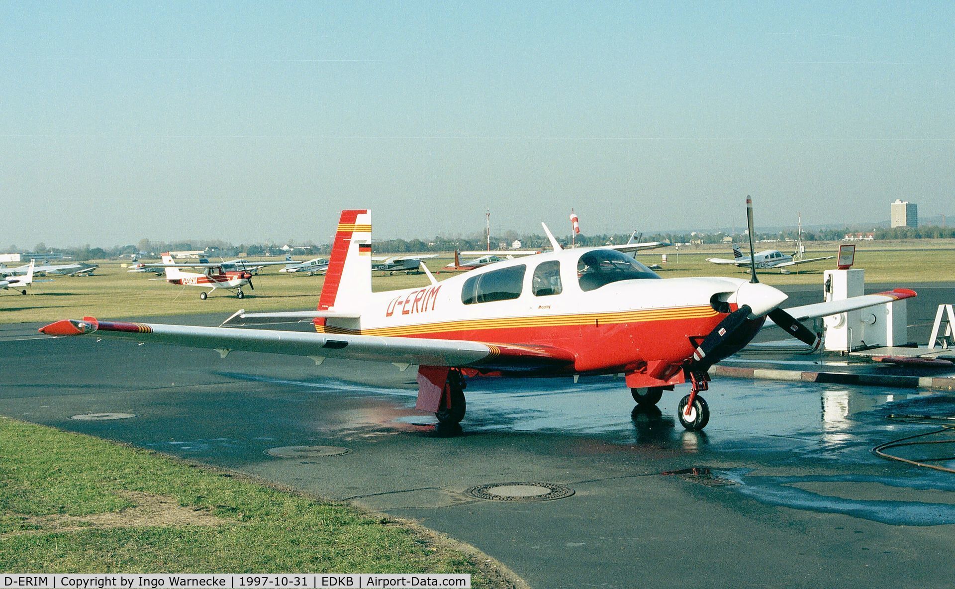 D-ERIM, 1995 Mooney M20M TLS Bravo C/N 27-0198, Mooney M20M Model 257 TLS at Bonn-Hangelar airfield