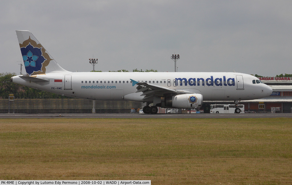 PK-RME, 2007 Airbus A320-232 C/N 3264, Mandala