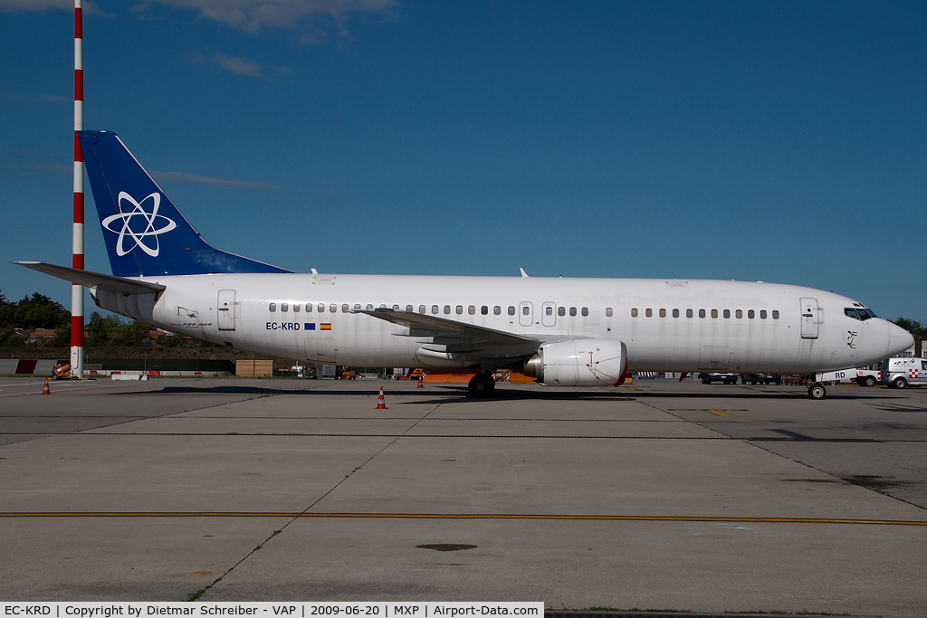 EC-KRD, 1989 Boeing 737-4K5 C/N 24126, ex Futura Boeing 737-400