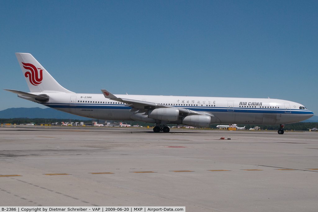 B-2386, 1997 Airbus A340-313 C/N 199, Air China