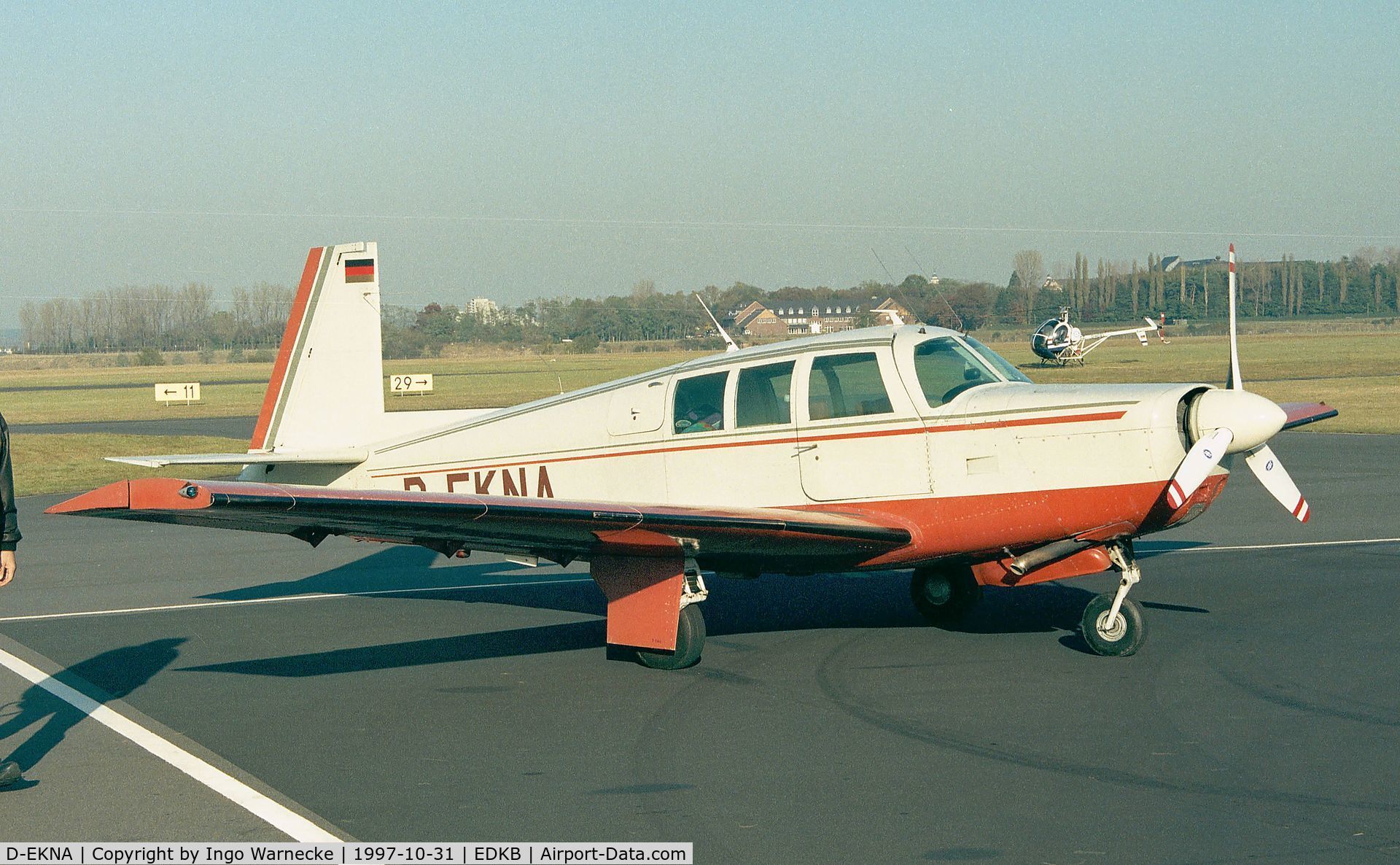 D-EKNA, 1967 Mooney M20F Executive C/N 670297, Mooney M20F Executive 21 at Bonn-Hangelar airfield