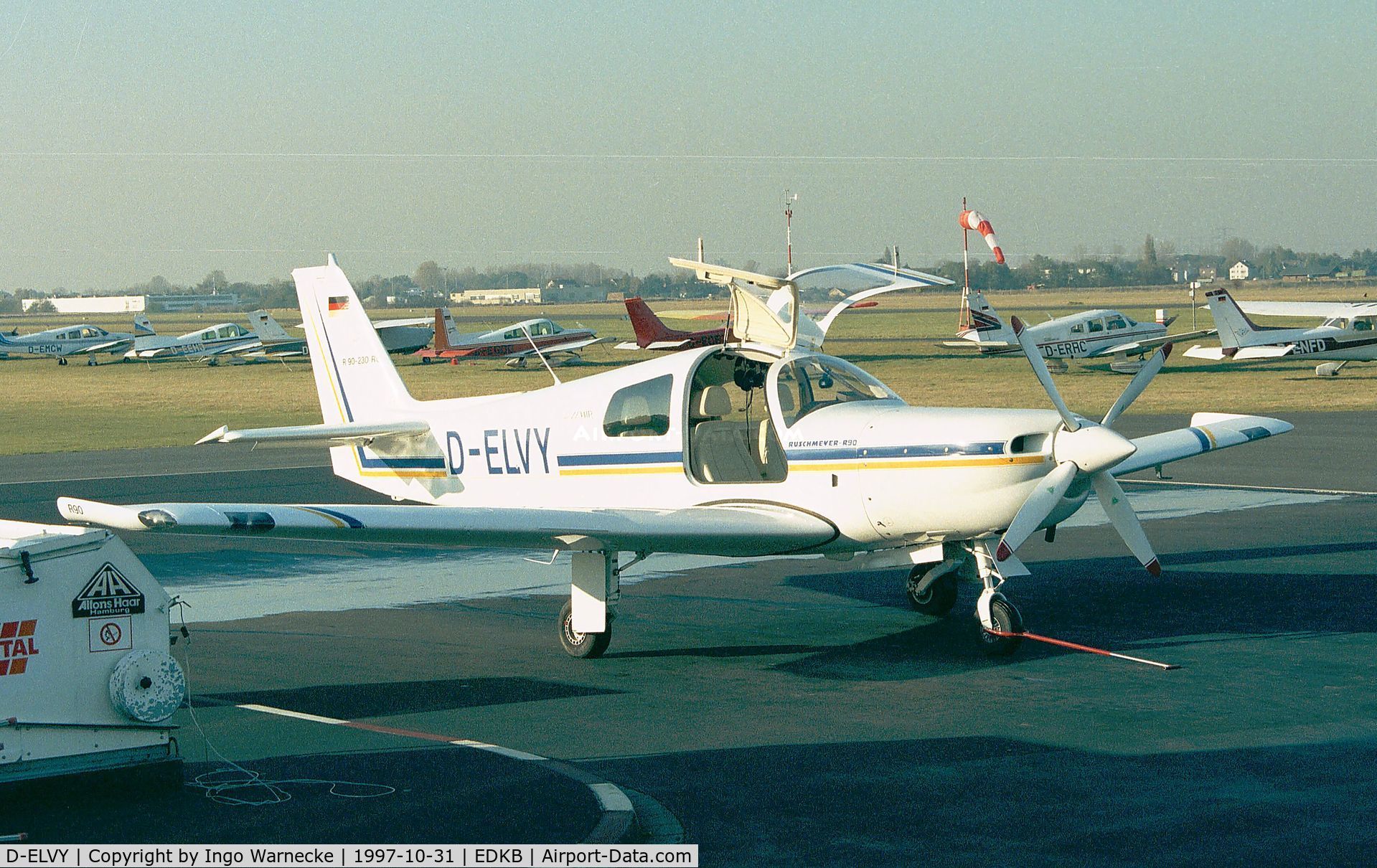 D-ELVY, Ruschmeyer R90-230 RG C/N 018, Ruschmeyer R.90-230RG at Bonn-Hangelar airfield