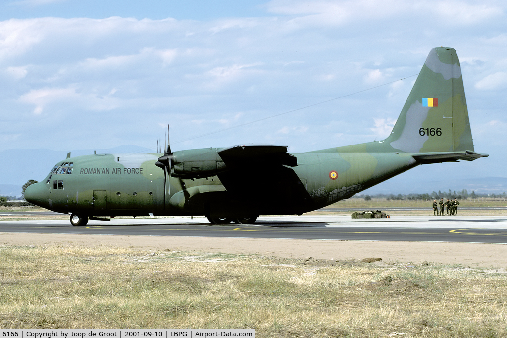 6166, Lockheed C-130B Hercules C/N 282-3653, This C-130 provided transportation during the 2001 edition of Co-operative Key.