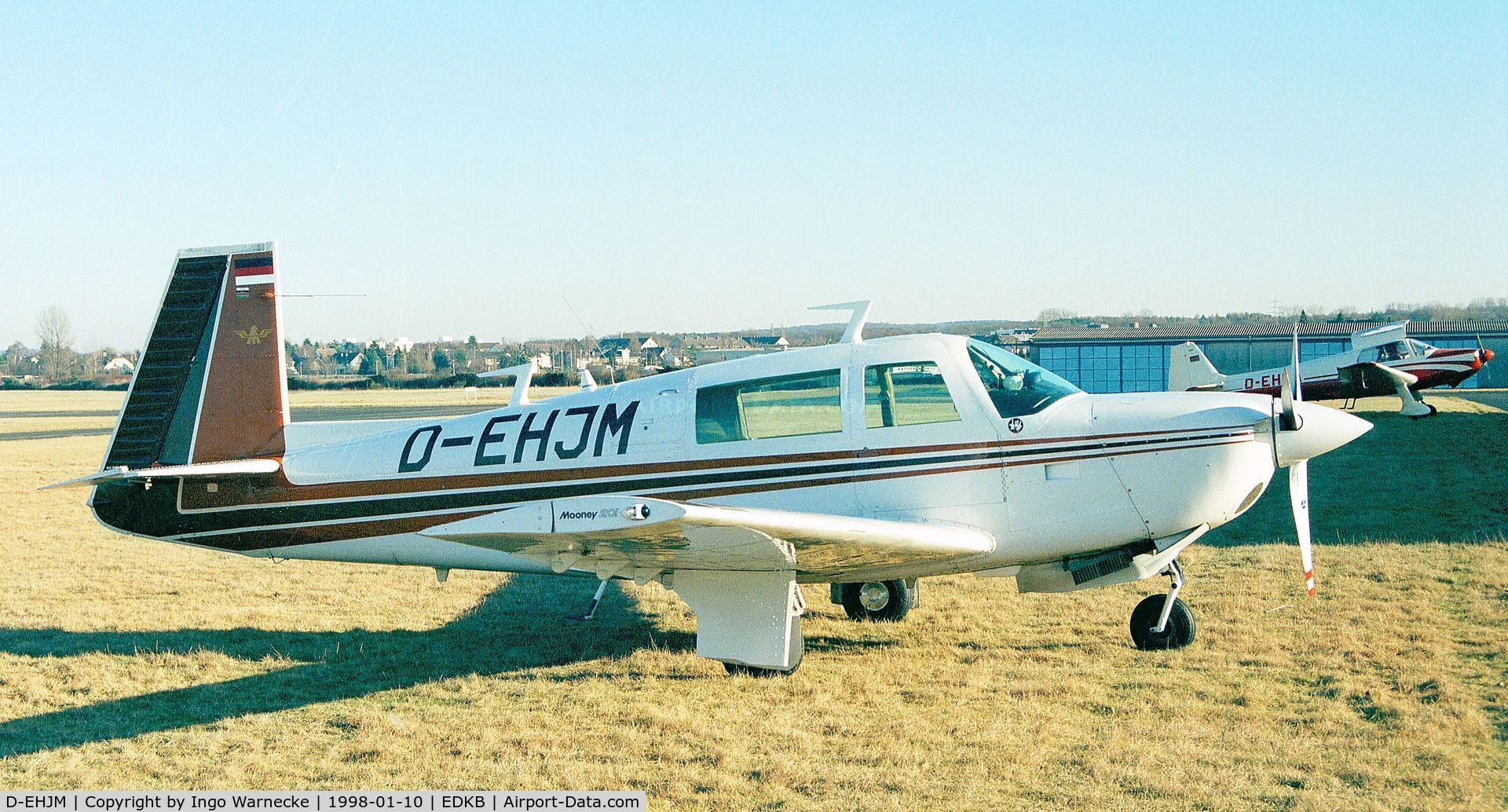D-EHJM, 1977 Mooney M20J 201 C/N 24-0190, Mooney M20J Model 201 at Bonn-Hangelar airfield