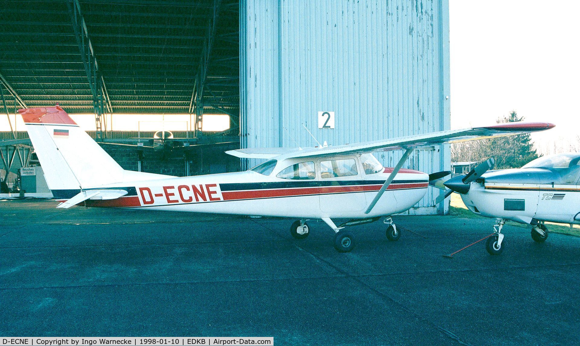 D-ECNE, 1965 Reims F172G C/N 0234, Cessna (Reims) F172G Skyhawk at Bonn-Hangelar airfield
