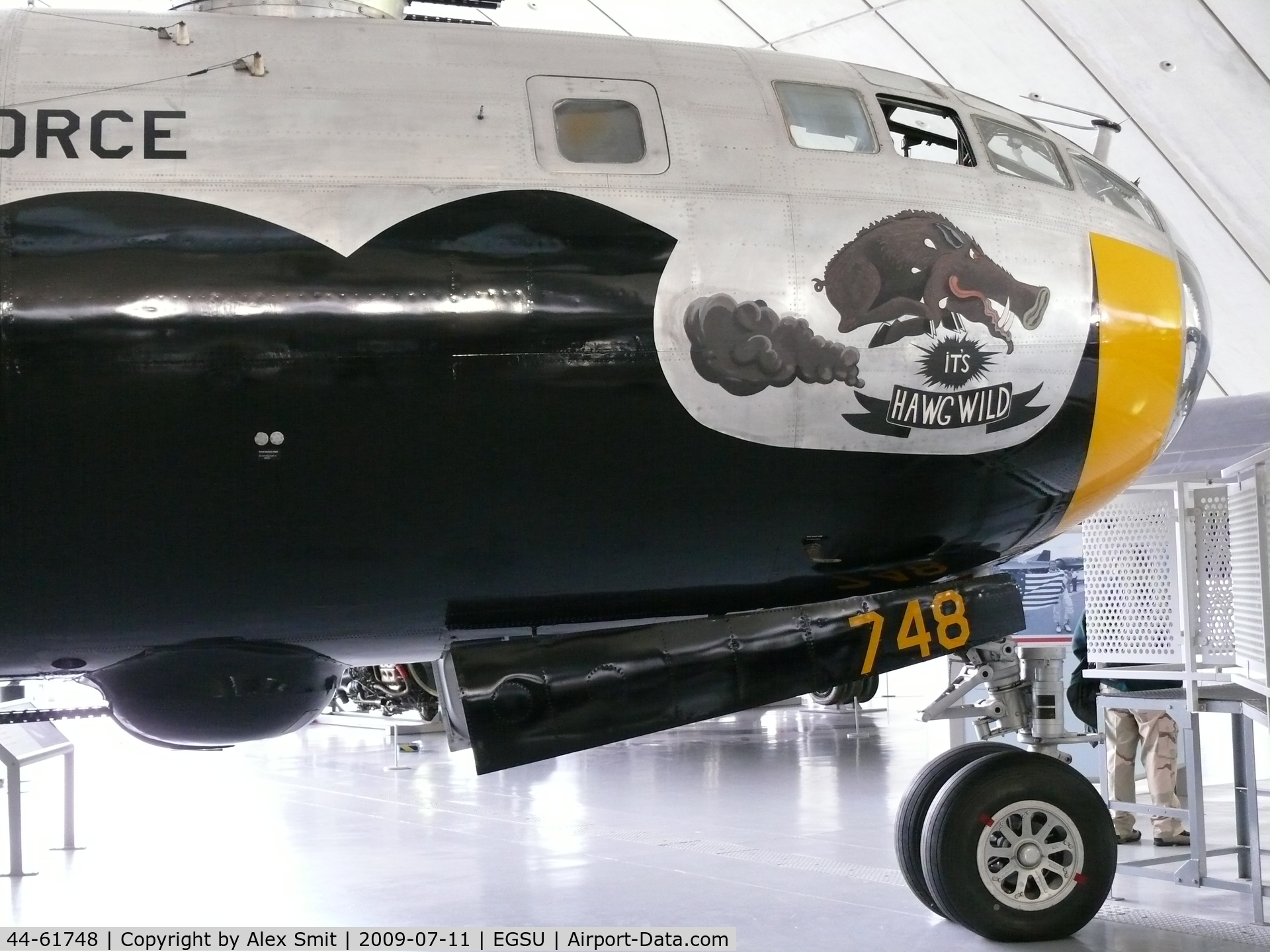 44-61748, 1945 Boeing B-29A Superfortress C/N 11225, Boeing TB-29A Super Fortress 44-61748/Y US Air Force in the American Air Museum