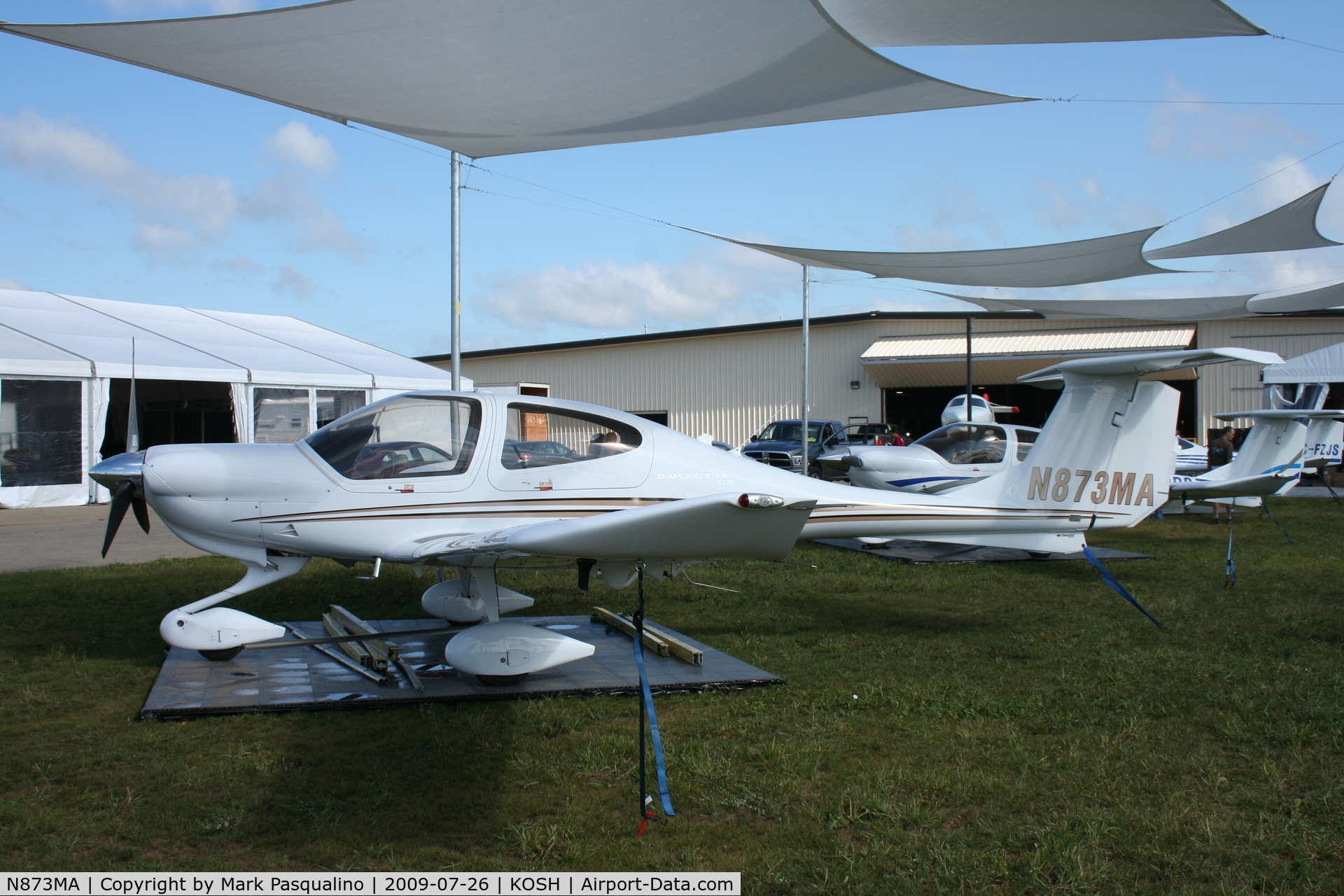 N873MA, 2007 Diamond DA-40 Diamond Star C/N 40.883, DA 40