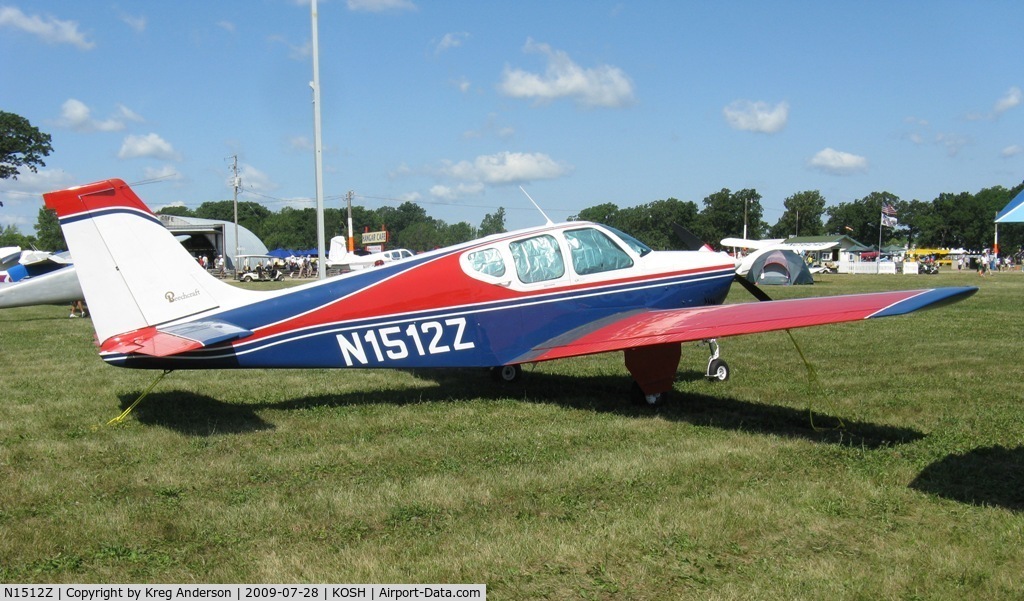 N1512Z, 1961 Beech 35-B33 Debonair C/N CD-400, EAA Airventure 2009