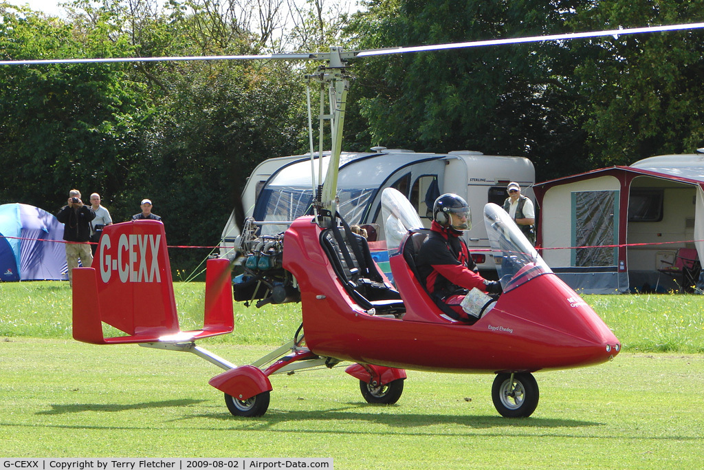 G-CEXX, 2007 Rotorsport UK MT-03 C/N RSUK/MT-03/022, Gyrocopter at the 2009 Stoke Golding Stakeout event