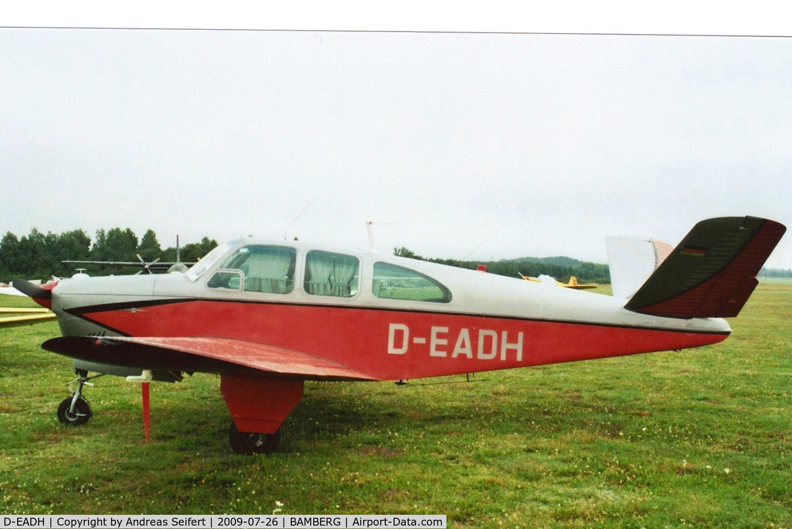 D-EADH, Beech N35 Bonanza C/N D-6620, Oldtimertreffen Bamberg 26.7.2009