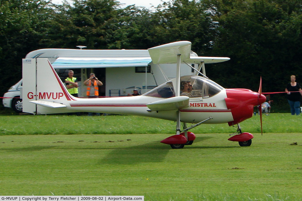 G-MVUP, 1988 Aviasud Mistral C/N BMAA/HB/003, Mistral at the 2009 Stoke Golding Stakeout event