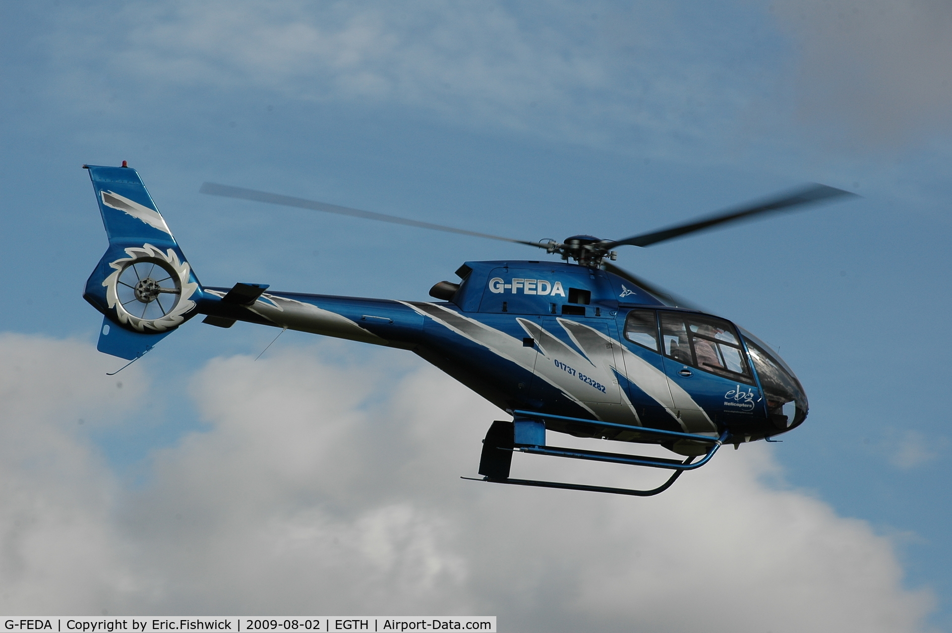 G-FEDA, 2000 Eurocopter EC-120B Colibri C/N 1129, G-FEDA at Shuttleworth Military Pagent Air Display  Aug 09