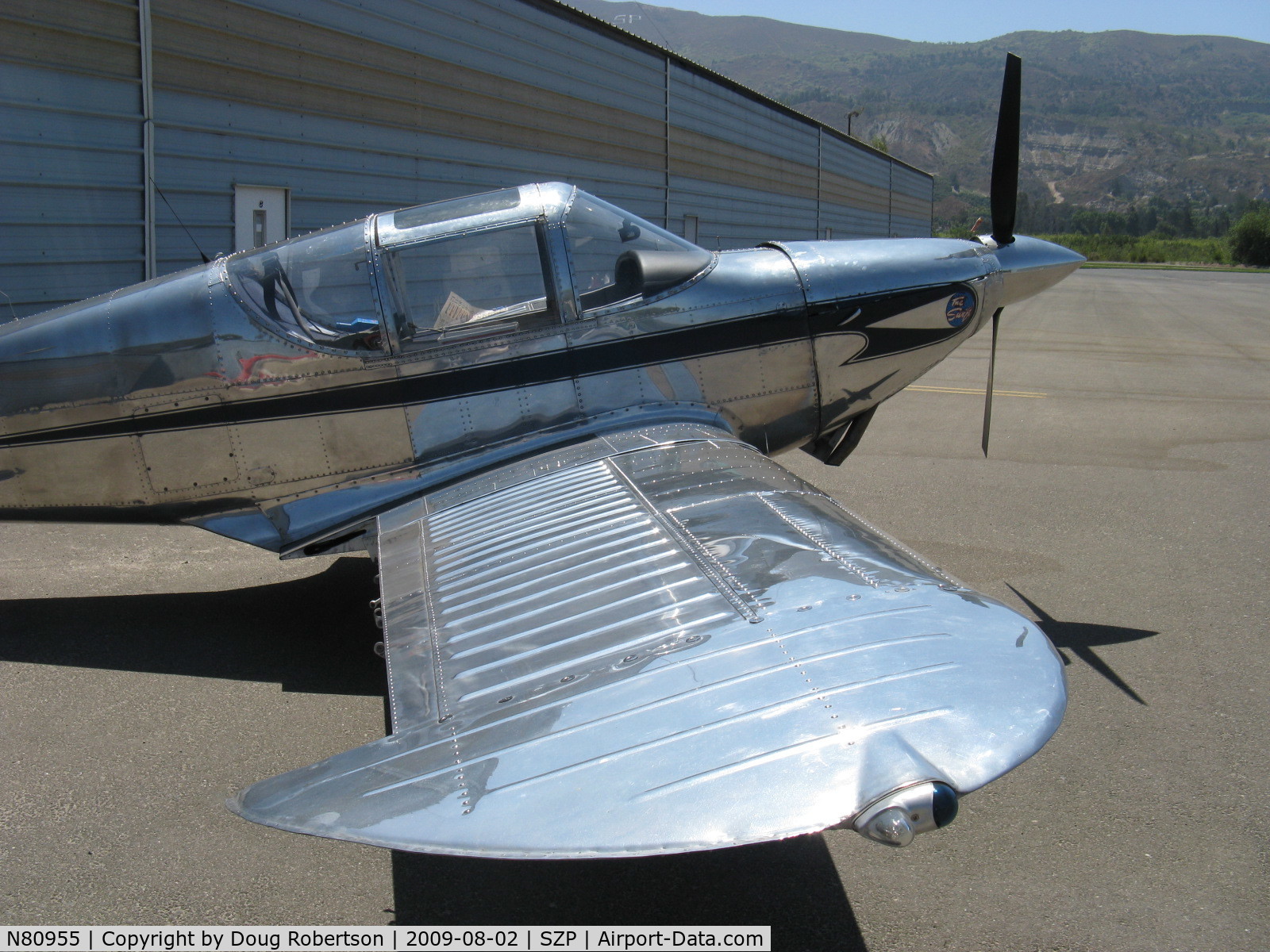 N80955, 1946 Globe GC-1B Swift C/N 1148, 1946 Globe GC-1B SWIFT, Continental C125  125 Hp listed, less wing control surfaces