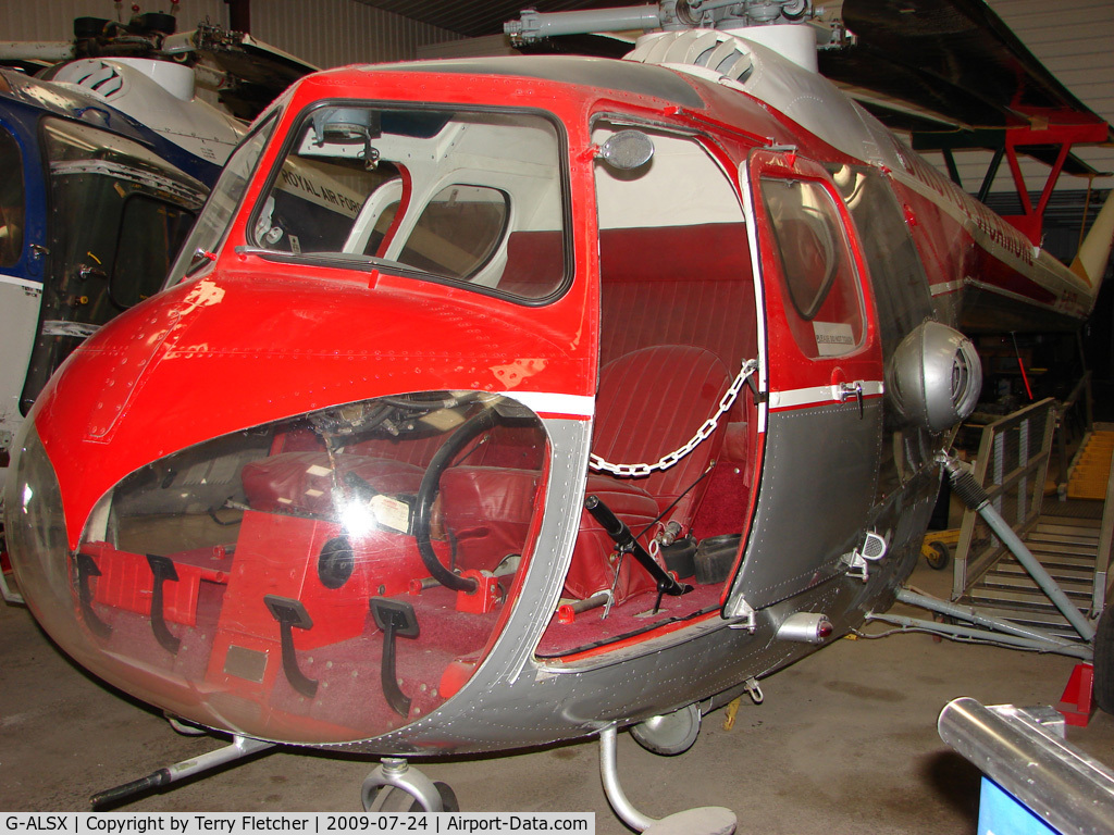 G-ALSX, Bristol 171 Sycamore Mk.3 C/N 12892, Bristol Aircraft Ltd BRISTOL 171 MK3 - Exhibited in the International Helicopter Museum , Weston-Super Mare , Somerset , United Kingdom
