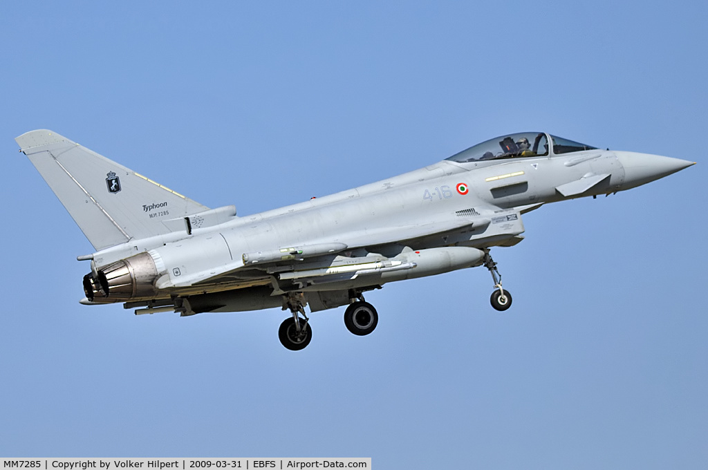 MM7285, Eurofighter EF-2000 Typhoon S C/N IS017, Typhoon at Florennes TLP 03-09