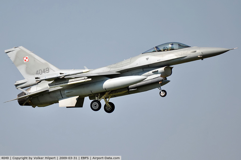 4049, Lockheed Martin F-16CJ Fighting Falcon C/N JC-10, F-16 at Florennes TLP 03-09