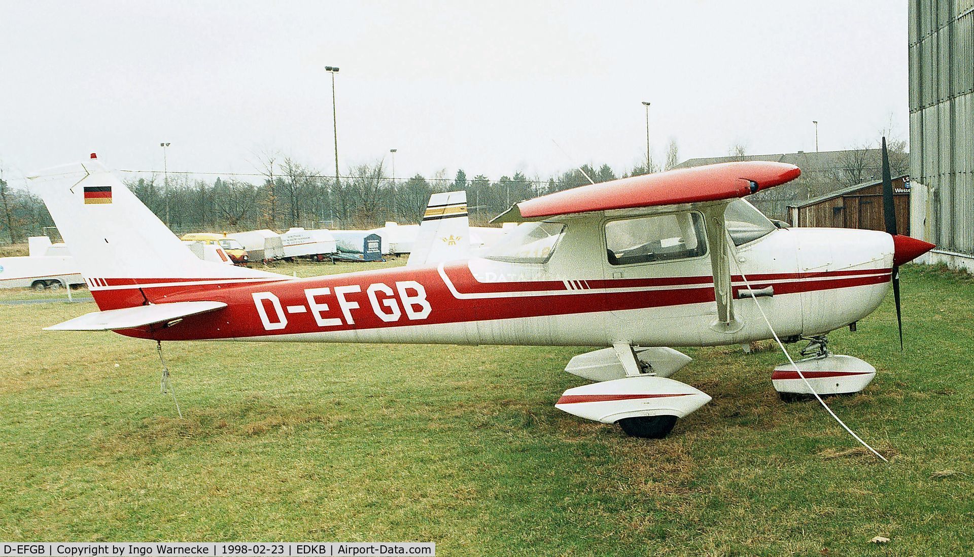D-EFGB, Reims F150H C/N F15000248, Cessna (Reims) F150H at Bonn-Hangelar airfield