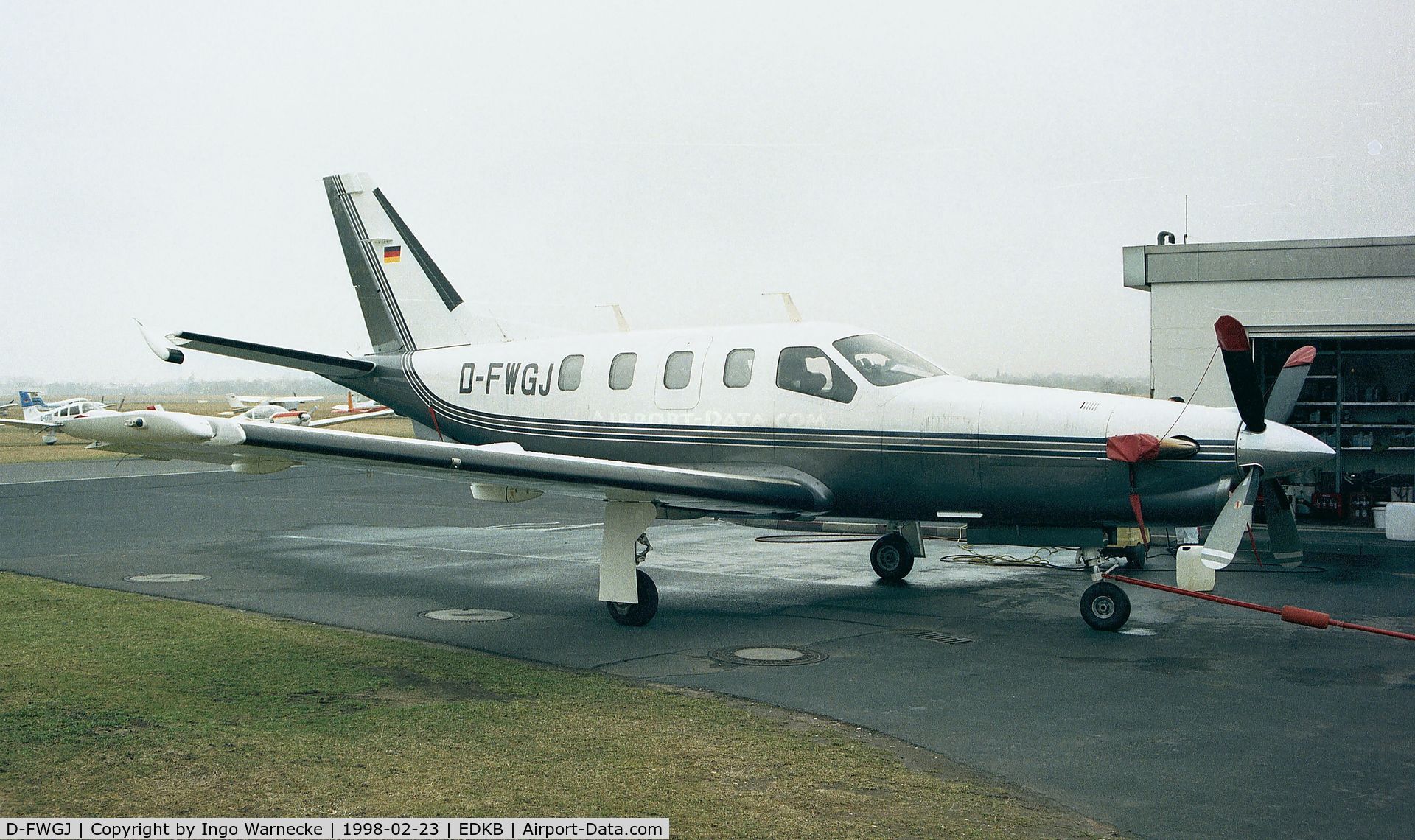 D-FWGJ, 1991 Socata TBM-700 C/N 19, SOCATA TBM-700 at Bonn-Hangelar airfield