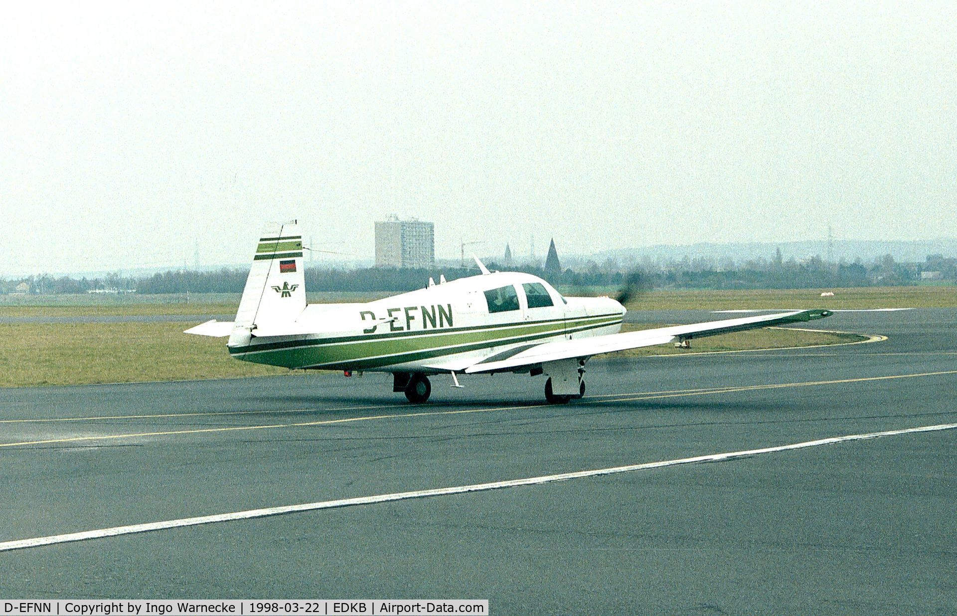 D-EFNN, 1974 Mooney M20E Chaparral C/N 21-1178, Mooney M20E Aerostar 201 at Bonn-Hangelar airfield