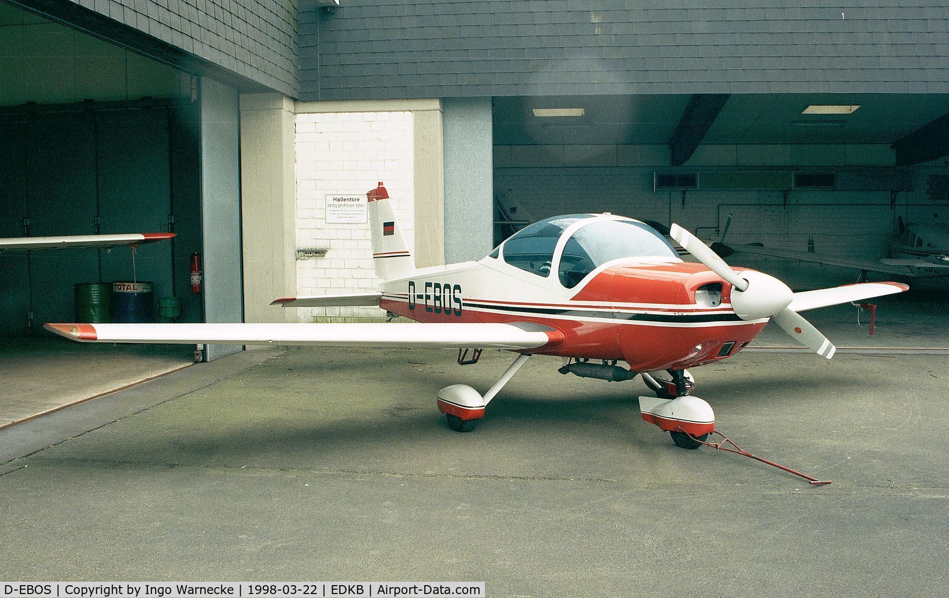 D-EBOS, 1970 Bolkow Bo-209 Monsun C/N 110, Bölkow Bo 209 Monsun 150FV at Bonn-Hangelar airfield