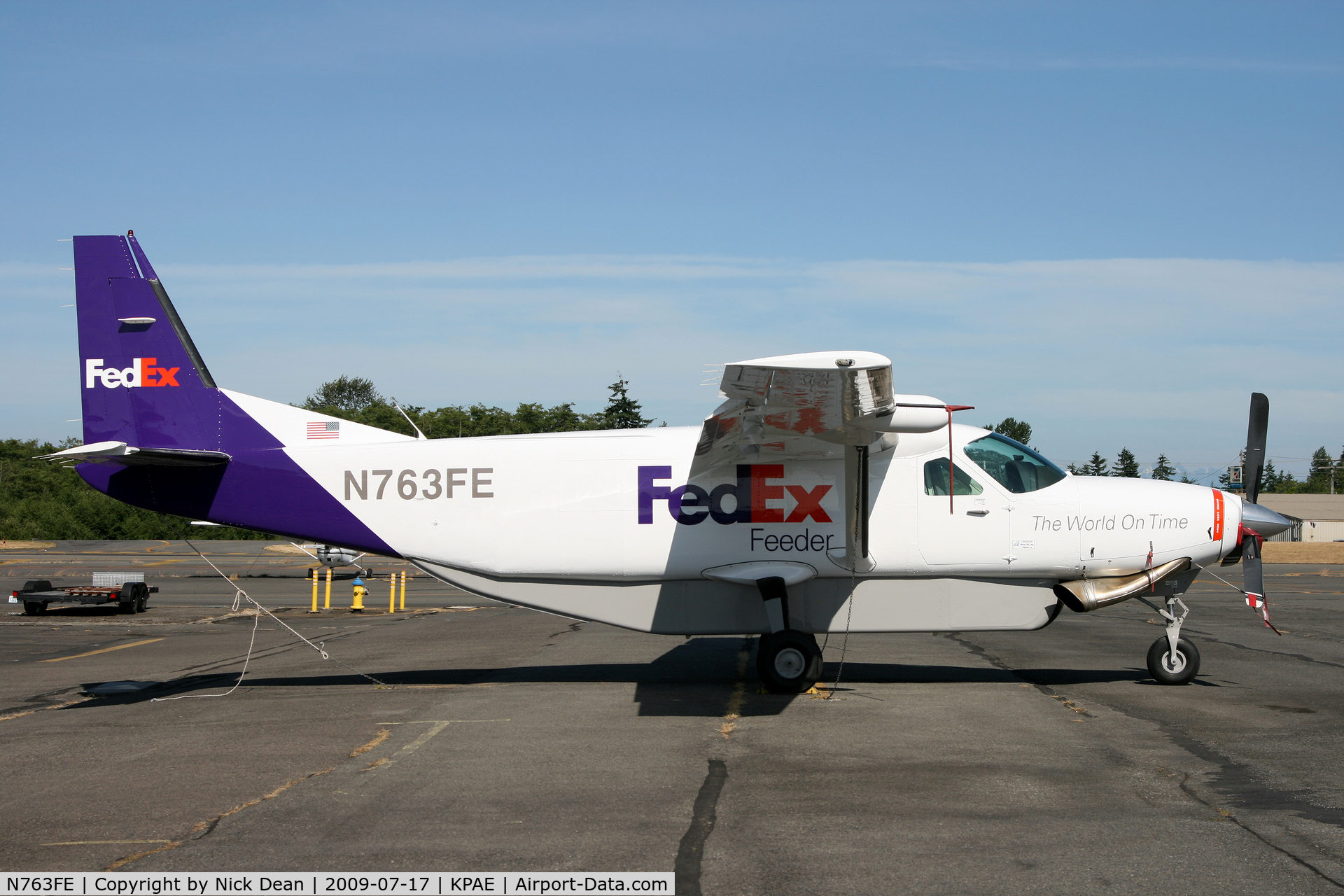 N763FE, 1991 Cessna 208B Grand Caravan C/N 208B0256, KPAE