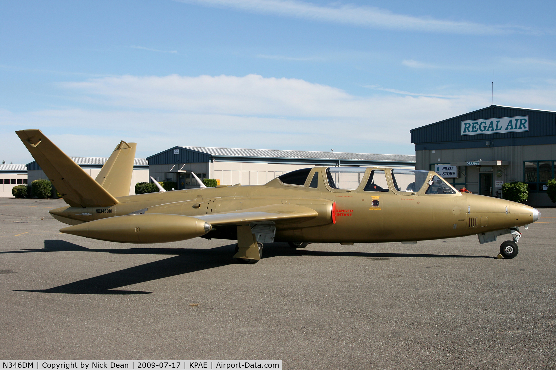 N346DM, 1962 Fouga CM-170 Magister C/N 346, KPAE