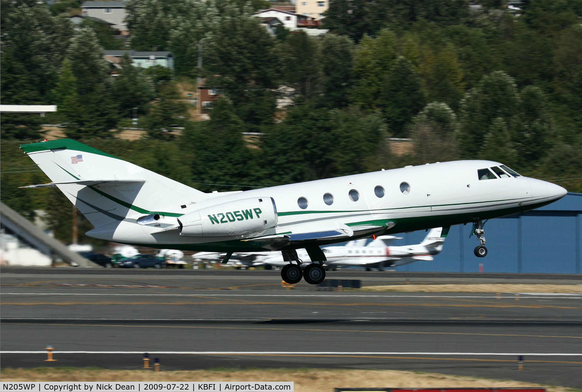 N205WP, 1974 Dassault Fan Jet Falcon (20E) C/N 306, KBFI