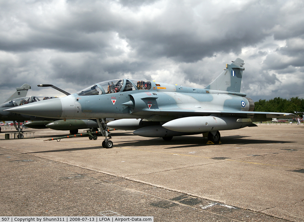 507, Dassault Mirage 2000-5BG C/N Not found 507, Displayed during LFOA Airshow 2008