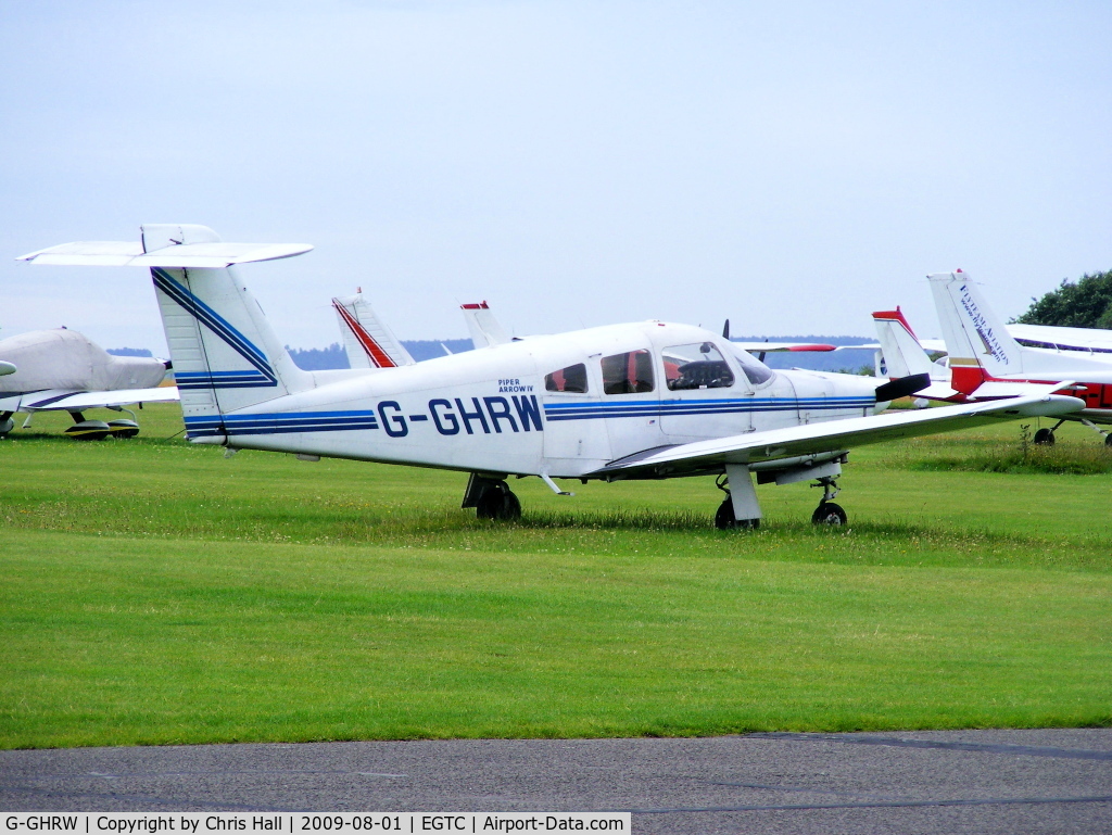 G-GHRW, 1979 Piper PA-28RT-201 Arrow IV C/N 28R-7918140, BONUS AVIATION LTD