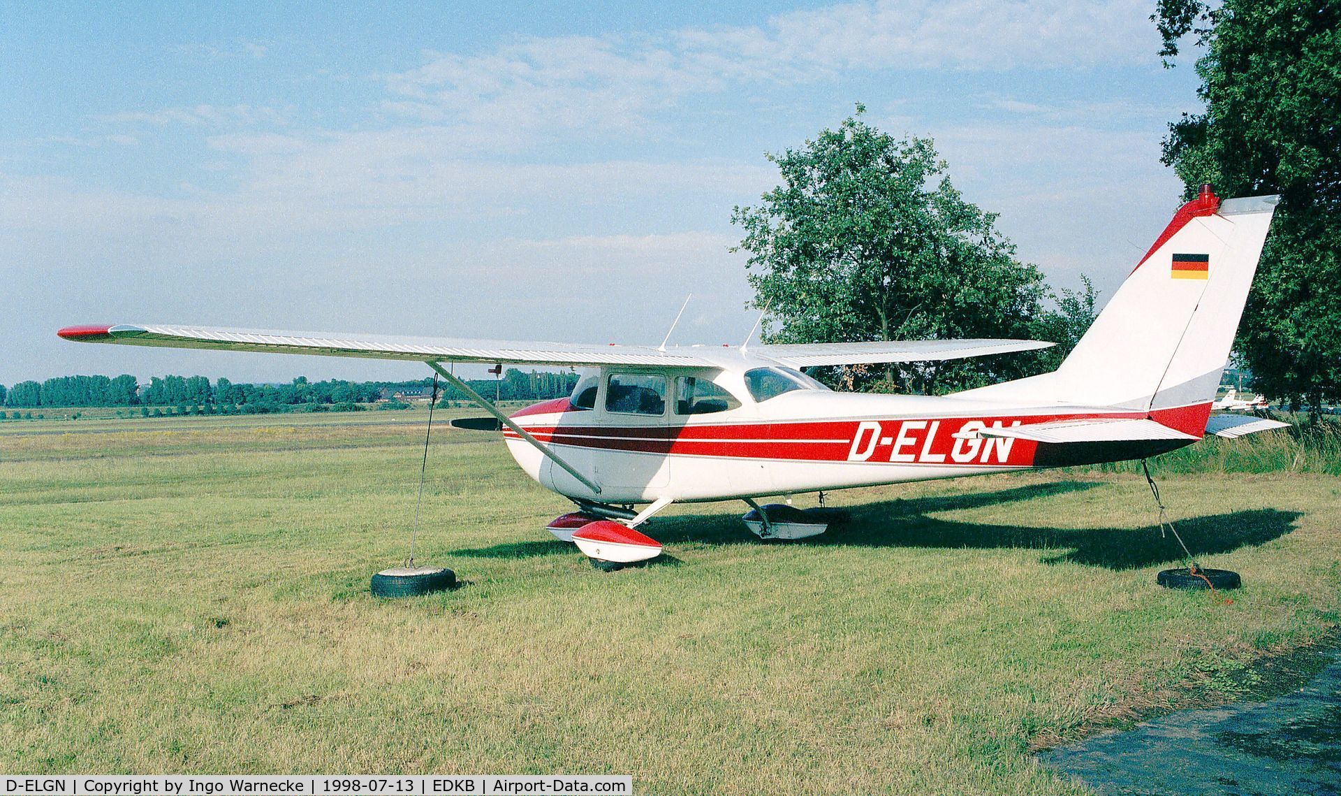D-ELGN, 1964 Reims F172F Skyhawk C/N 0107, Cessna (Reims) F172F Skyhawk at Bonn-Hangelar airfield