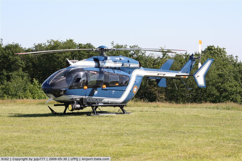 9162, Eurocopter-Kawasaki EC-145 (BK-117C-2) C/N 9162, on display at Cerny La Ferté-Alais