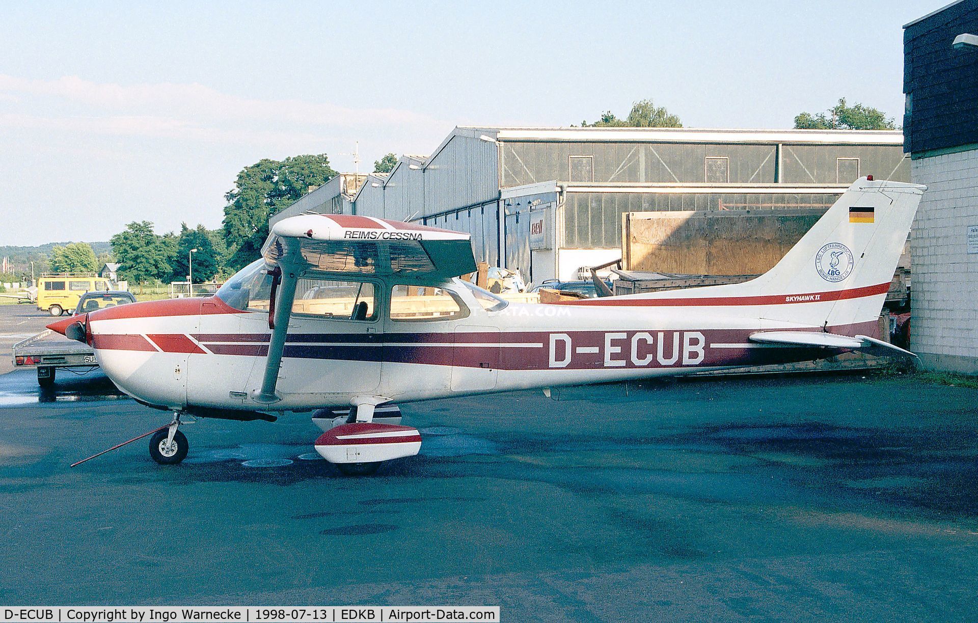 D-ECUB, 1979 Reims F172N Skyhawk C/N 1823, Cessna (Reims) F172N Skyhawk II at Bonn-Hangelar airfield