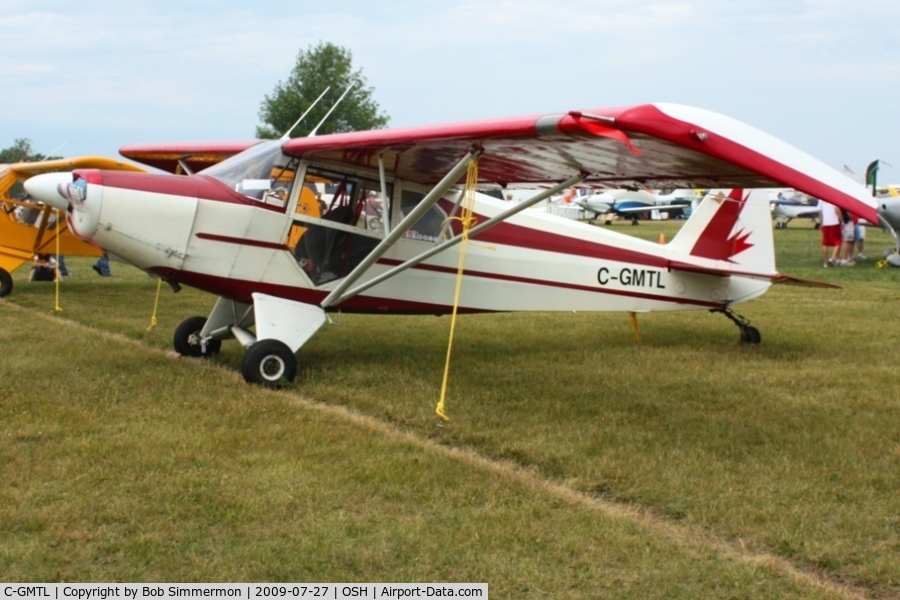 C-GMTL, 1987 Wag-Aero Sportsman 2+2 C/N CM-1, Airventure 2009 - Oshkosh, Wisconsin