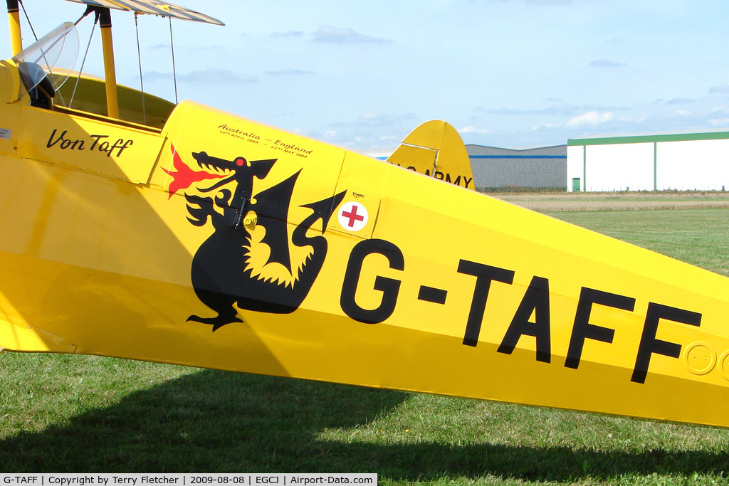 G-TAFF, 1957 CASA 1-131E Jungmann C/N 1129, Casa Jungmann - Visitor to Sherburn for the 2009 LAA Great Northern Rally